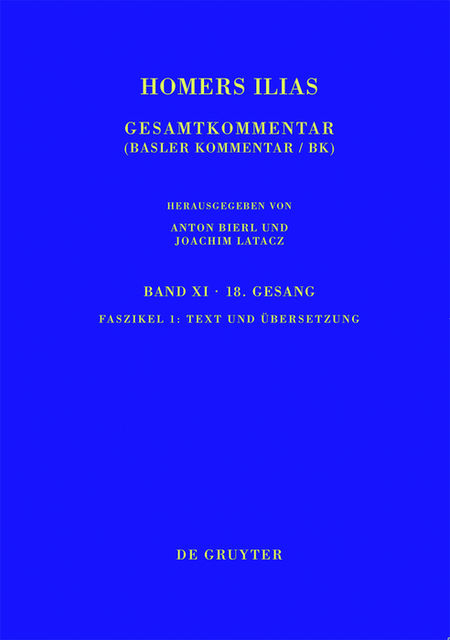 Text und Übersetzung, De Gruyter