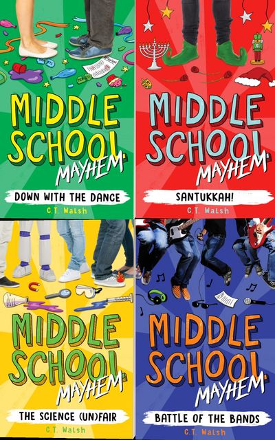 Middle School Mayhem Box Set Books 1–4, C.T. Walsh