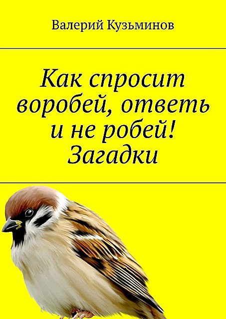 Как спросит воробей, ответь и не робей! Загадки, Валерий Кузьминов