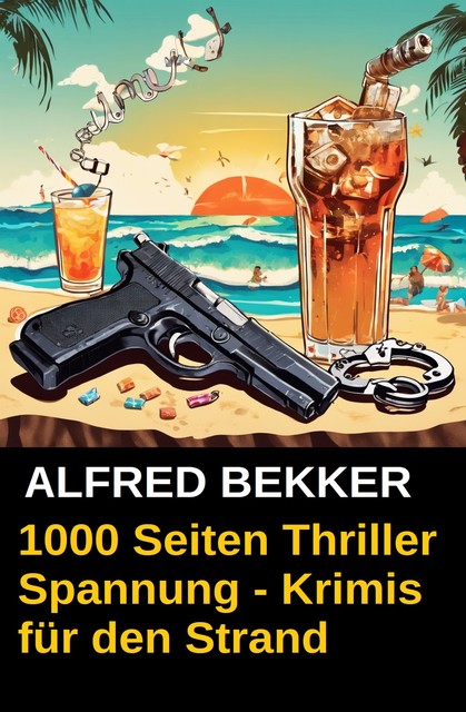 1000 Seiten Thriller Spannung – Alfred Bekker Krimis für den Strand, Alfred Bekker