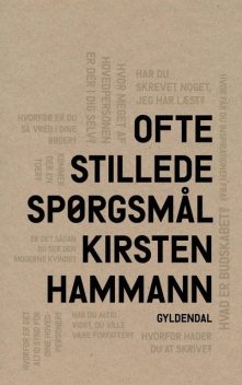 Ofte stillede spørgsmål, Kirsten Hammann