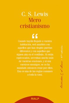 Mero cristianismo, Clive Staples Lewis