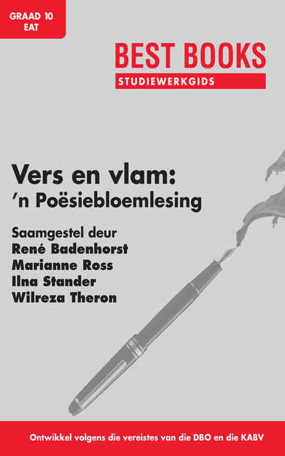 Best Books Studiewerkgids: Vers en Vlam, Ilna Stander, Marianne Ross, René Badenhorst, Wilreza Theron