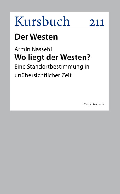 Wo liegt der Westen, Armin Nassehi