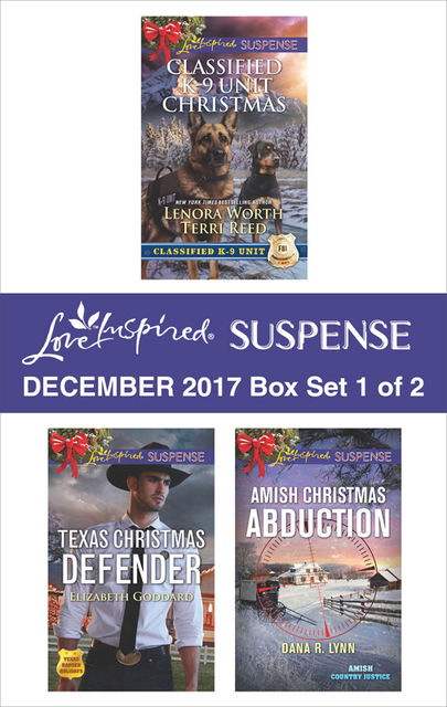 Harlequin Love Inspired Suspense December 2017 – Box Set 1 of 2, Elizabeth Goddard, Harlequin, Dana R. Lynn