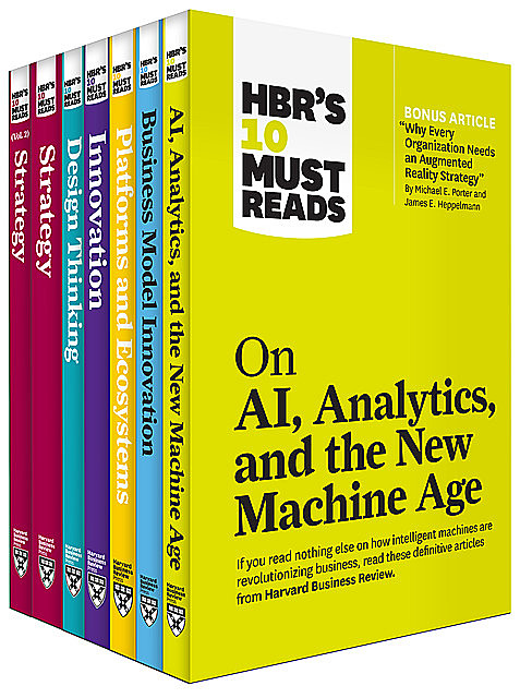 HBR's 10 Must Reads on Technology and Strategy Collection (7 Books), Clayton Christensen, Harvard Business Review, Rita Gunther McGrath, Thomas H. Davenport, Michael Porter