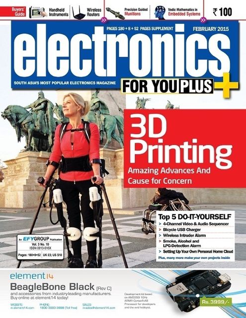 Electronics for You, February 2015, EFY Enterprises Pvt Ltd
