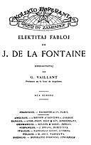 Elektitaj fabloj de J. de La Fontaine, Jean de La Fontaine