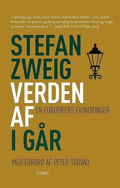 Verden af i går, Stefan Zweig