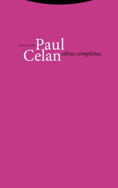 Obras Completas, Paul Celan
