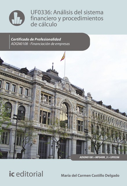Análisis del sistema financiero y procedimiento de cálculo. ADGN0108, María del Carmen Castillo Delgado