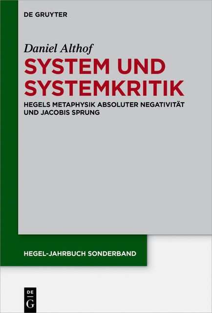System und Systemkritik, Daniel Althof