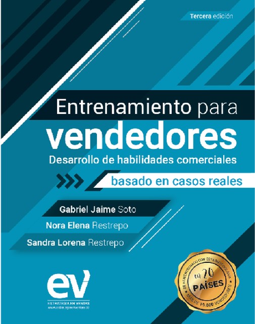 Entrenamiento para vendedores, desarrollo de habilidades comerciales, Gabriel Jaime Soto, Nora Elena Restrepo, Sandra Lorena Restrepo