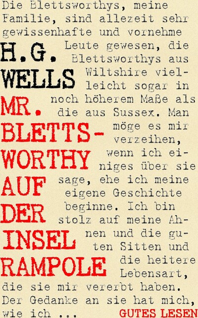 Mr. Blettsworthy auf der Insel Rampole, Herbert George Wells