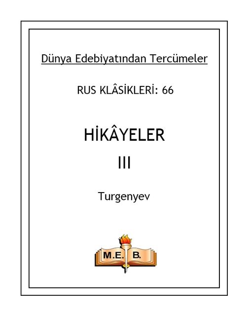Hikayeler III, Turgenyev