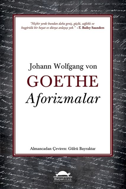 Aforizmalar, Johann Wolfgang Goethe