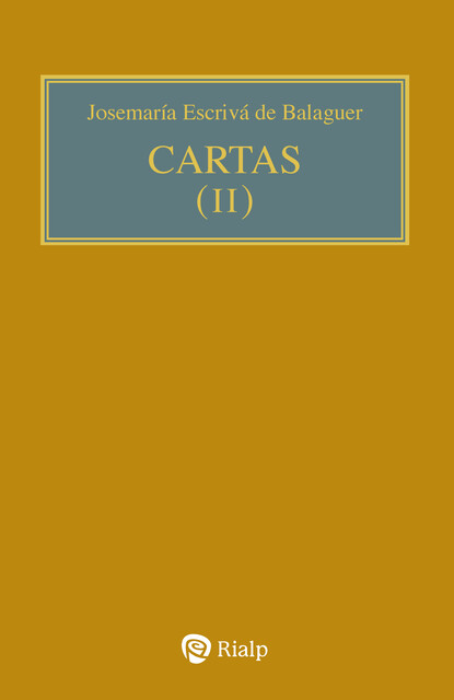 Cartas II (bolsillo, rústica), Josemaría Escrivá de Balaguer