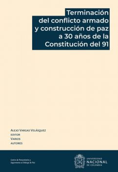 Terminación del conflicto armado y construcción de paz a 30 años de la Constitución del 91, Alejo Vargas Velásquez