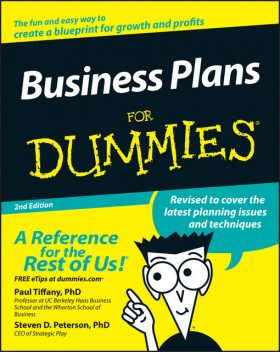 Business Plans For Dummies, 2nd Edition, Paul Tiffany
