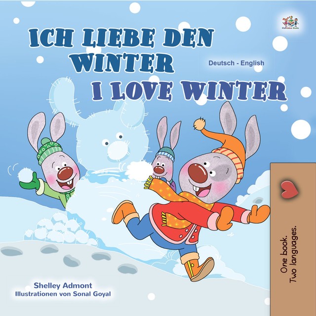 Ich liebe den Winter I Love Winter, KidKiddos Books, Shelley Admont