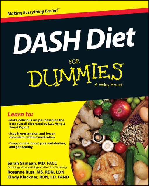 DASH Diet For Dummies, Cynthia Kleckner, Sarah Samaan