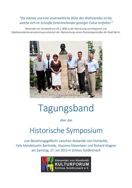 Tagungsband über das Historische Symposium, Frank Holl, Ingo Schwarz, Sieghart Döhring, Thomas Lackmann