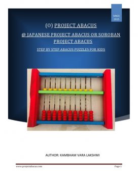 Japanese Project Abacus or Soroban Project Abacus, Kambham Vara Lakshmi