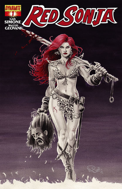 Red Sonja: Queen of Plagues #1, Gail Simone, Walter Geovani