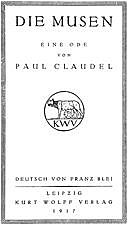 Die Musen: Eine Ode, Paul Claudel