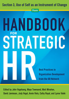 Handbook for Strategic HR – Section 3, David Jamieson, Annie Viets, Cathy Royal, John Vogelsang Maya Townsend, Judy Vogel, Lynne Valek, Matt Minahan, OD Network