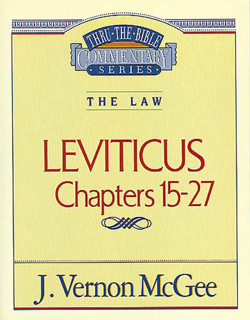 Leviticus II, J. Vernon McGee