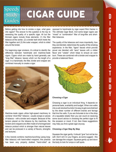 Cigar Guide (Speedy Study Guides), Speedy Publishing