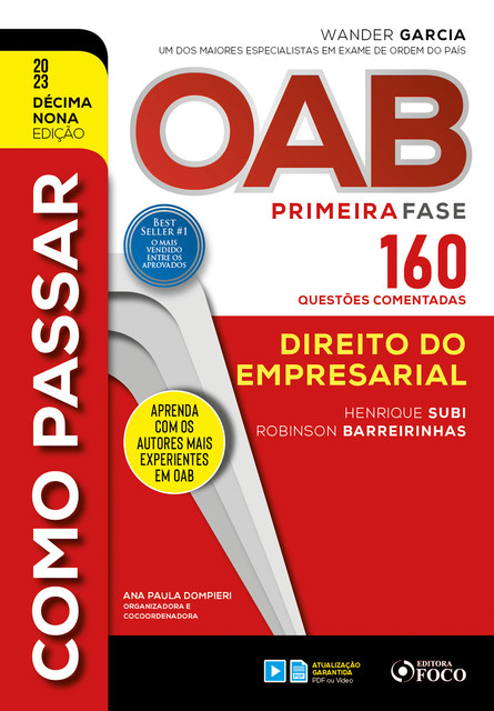 Como passar OAB – Direito Empresarial, Henrique Subi, Robinson Barreirinhas
