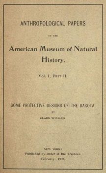 Some Protective Designs of the Dakota, Clark Wissler