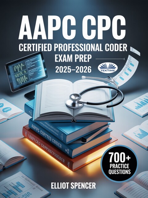 AAPC CPC Certified Professional Coder Exam Prep 2025–2026-Study Guide With 700+ Practice Questions, Detailed Answer Explanations & Proven Test-Taking Strategy, Elliot Spencer