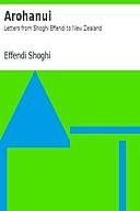 Arohanui: Letters from Shoghi Effendi to New Zealand, Shoghi Effendi