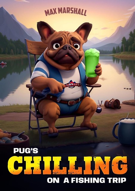 Pug’s Chilling on a Fishing Trip, Max Marshall