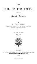 The Girl of the Period, and Other Social Essays, Vol. 2 (of 2), E.Lynn Linton