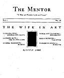 The Mentor: The Wife in Art, Vol. 1, Num. 28, Serial No. 28, Gustav Kobbé