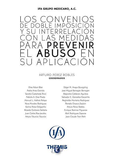 Los Convenios de Doble Imposición y su Interrelación, Arturo Pérez Robles