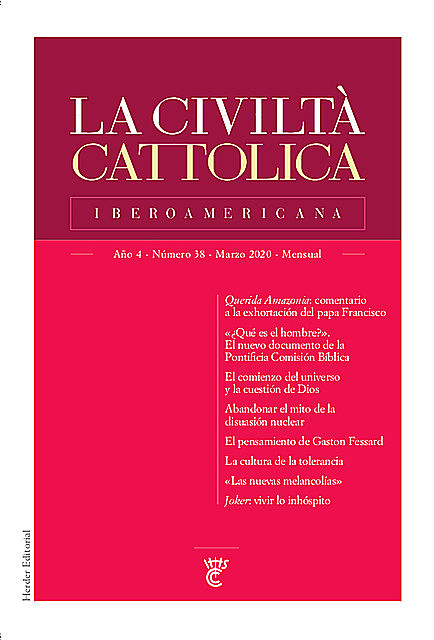 La Civiltà Cattolica Iberoamericana 38, Varios Autores