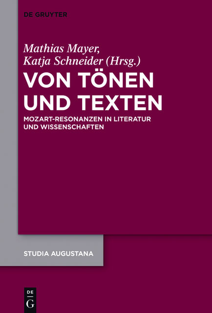 Von Tönen und Texten, Katja Schneider, Mathias Mayer