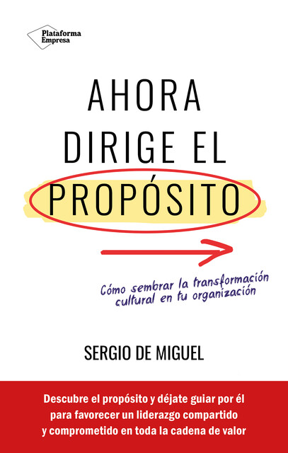 Ahora dirige el propósito, Sergio de Miguel