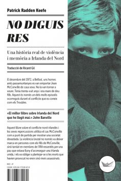 No diguis res, Patrick Radden Keefe