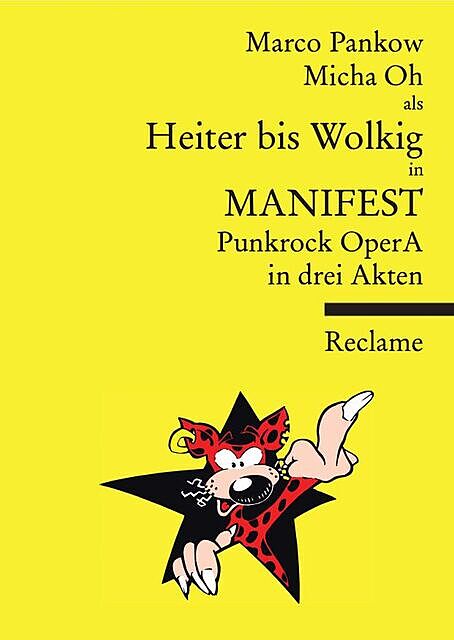 MANIFEST: Punkrock OperA in drei Akten, Marco Pankow, Micha Oh