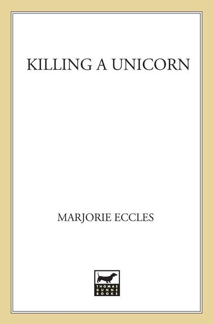 Killing a Unicorn, Marjorie Eccles