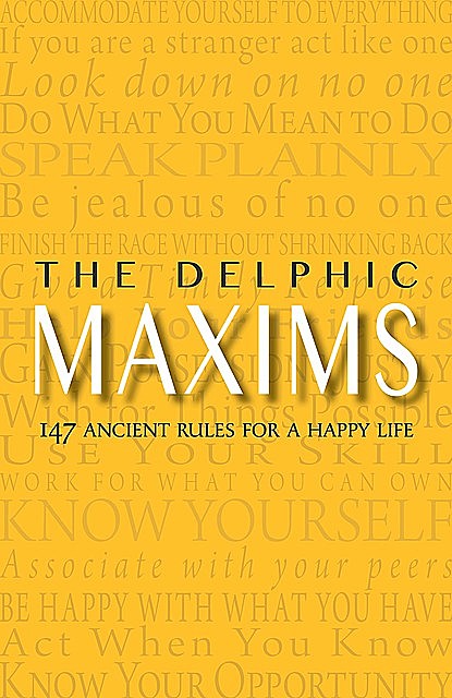 The Delphic Maxims, 