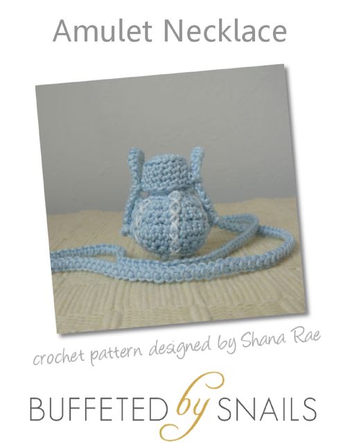 Amulet Necklace Crochet Pattern, Shana Rae