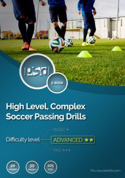 High Level, Complex Soccer Passing Drills, Pro-soccerdrills. com