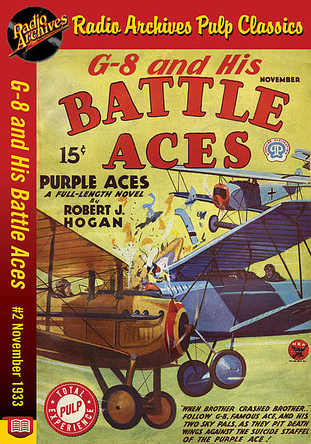 G-8 and His Battle Aces #2 November 1933, Robert J.Hogan